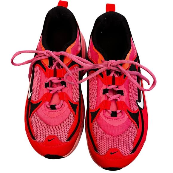 Nike Air Max Bliss Shoes Women's 9.5 Laser Pink/White/Solar Red Run DH5128 600 - Picture 2 of 11